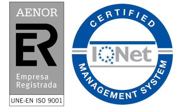 Empresa certificada ISO 9001 2015 Nr Reg 118/2026